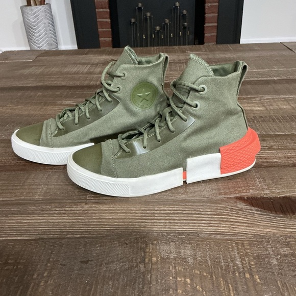 Converse Shoes - Converse All Star Disrupt CX high top sneaker in Field Surplus/White/Mango Sz 6